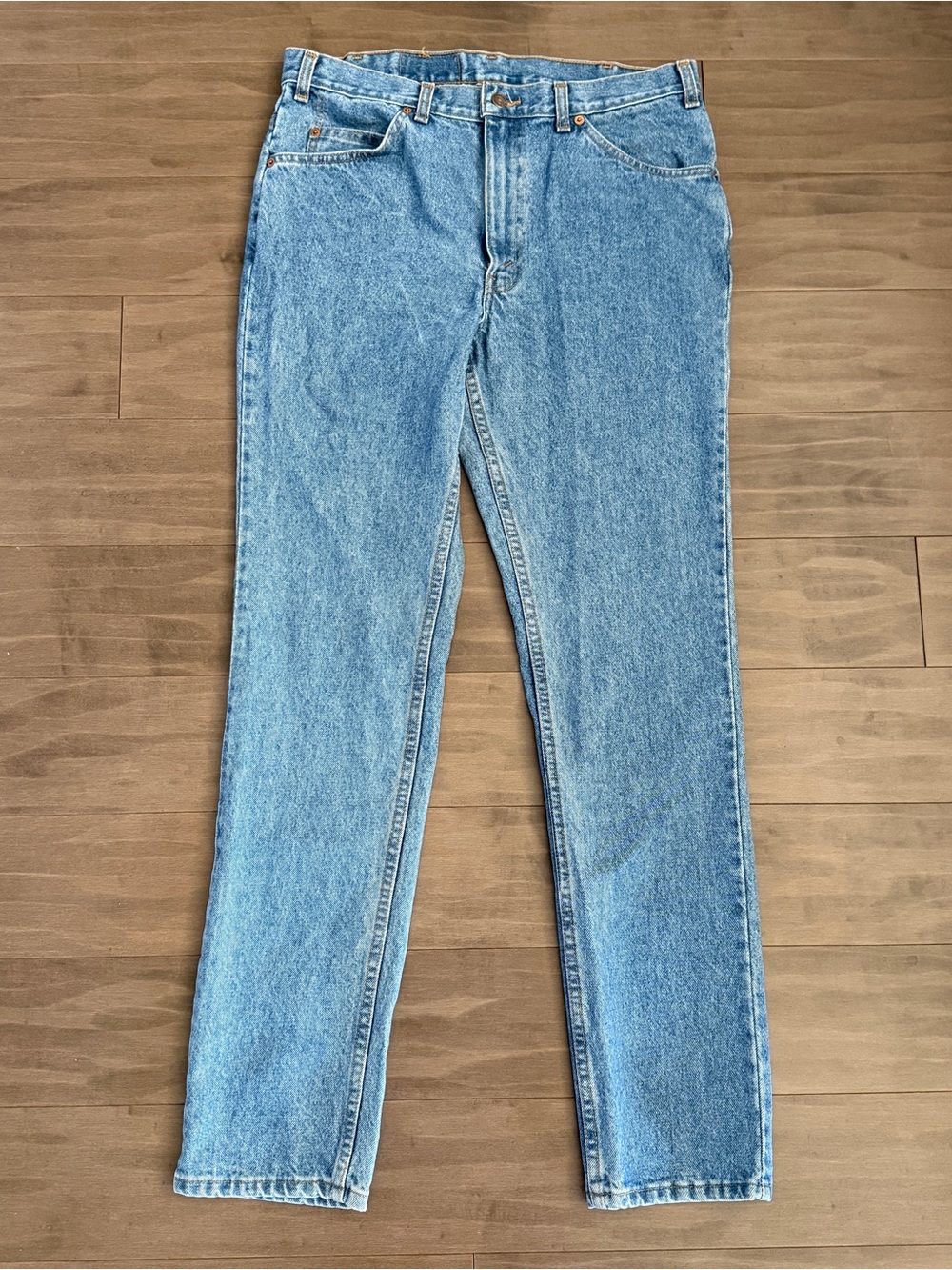 Vintage Levis 505 Orange Tab straight leg jeans 36x34